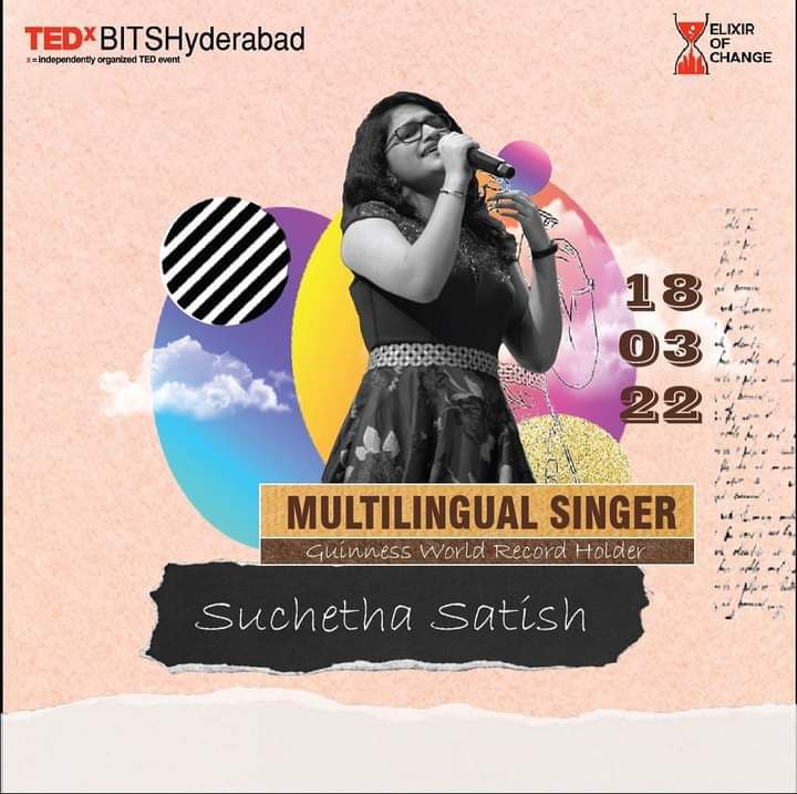 TEDx speaker & performer at TedxBITS Hyderabad 2022